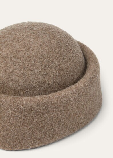 PABLO BEANIE BRUSHED PECORA NERA  MY FELT