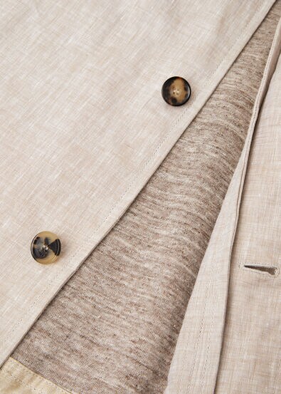 BLAN BLOUSON BONDED SOLAIRE RAIN