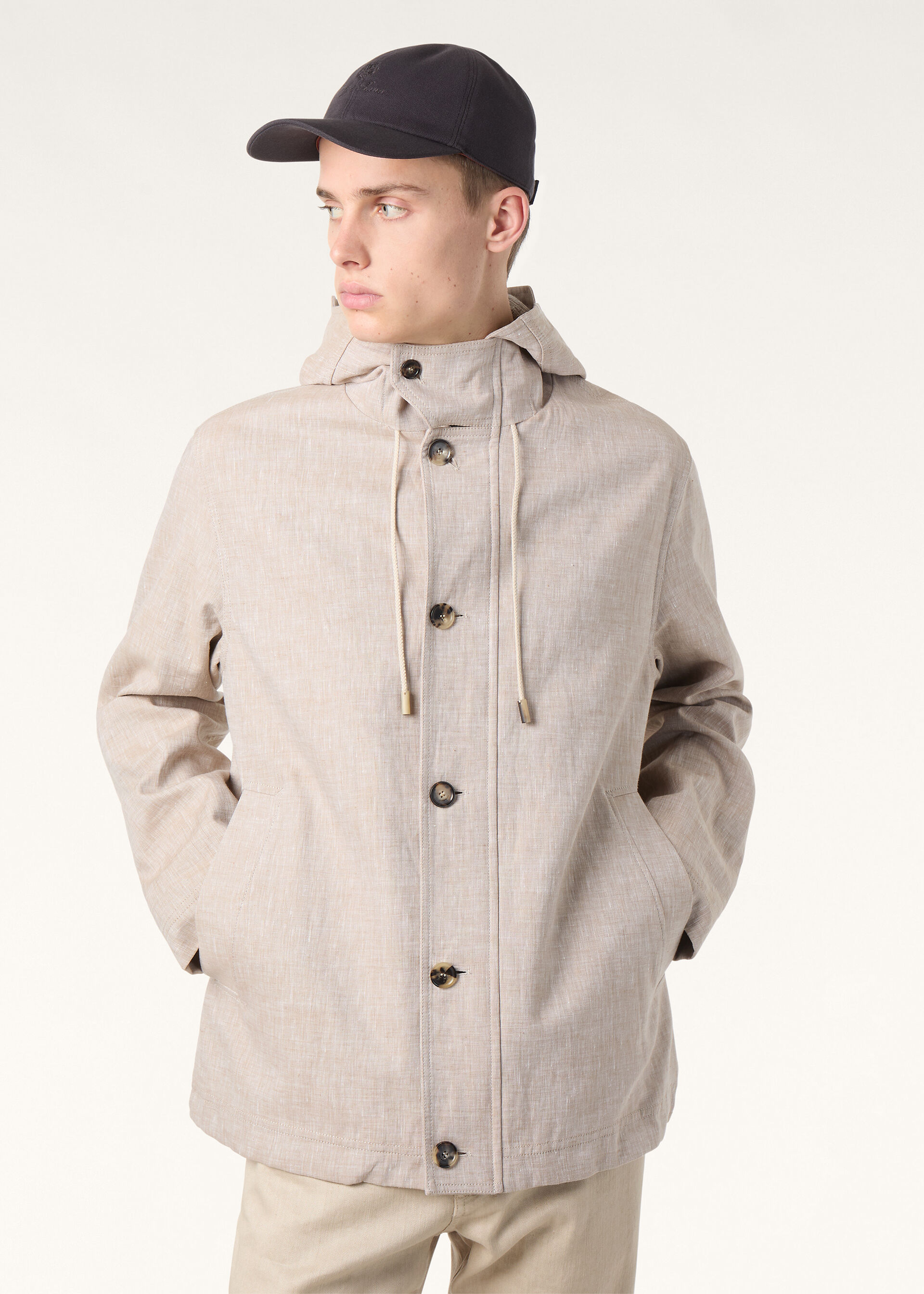 BLAN BLOUSON BONDED SOLAIRE RAIN