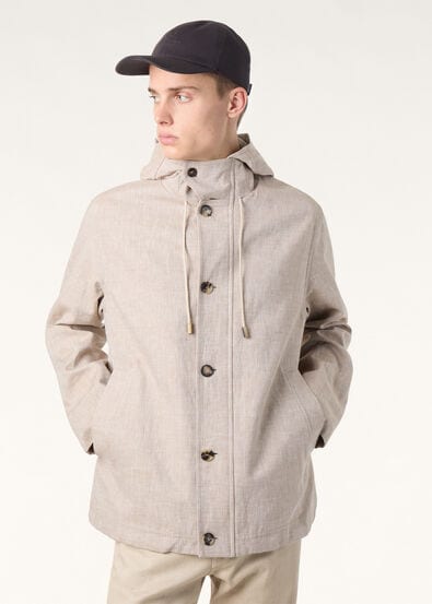 BLAN BLOUSON BONDED SOLAIRE RAIN