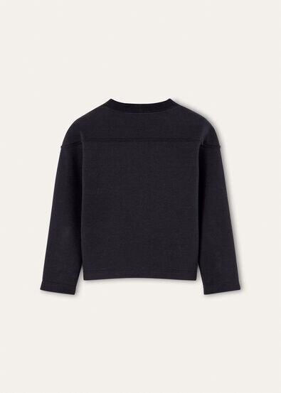 VIERA KID CREWNECK SWEATER JERSEY LUXURY FLEECE