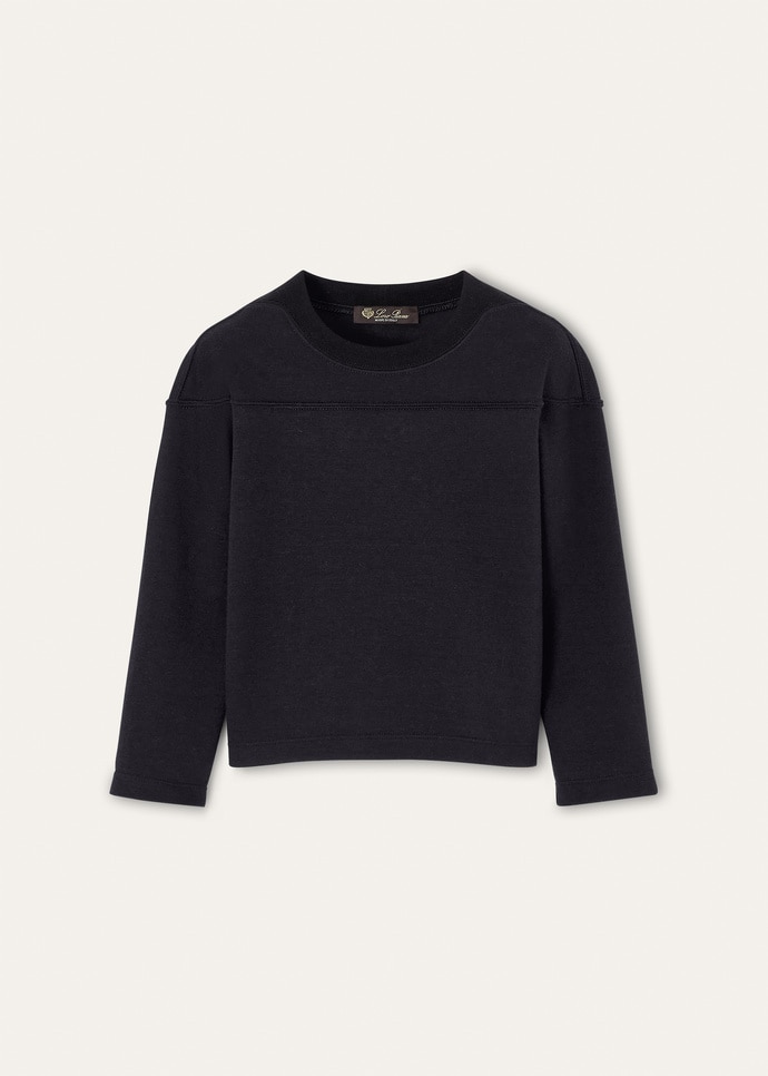 VIERA KID CREWNECK SWEATER JERSEY LUXURY FLEECE_FAP9169_W000_4