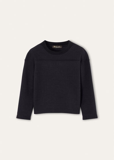 VIERA KID CREWNECK SWEATER JERSEY LUXURY FLEECE