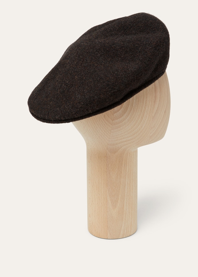 MOREY FLAT CAP FELTED WOOL_FAP9219_H0UA_3
