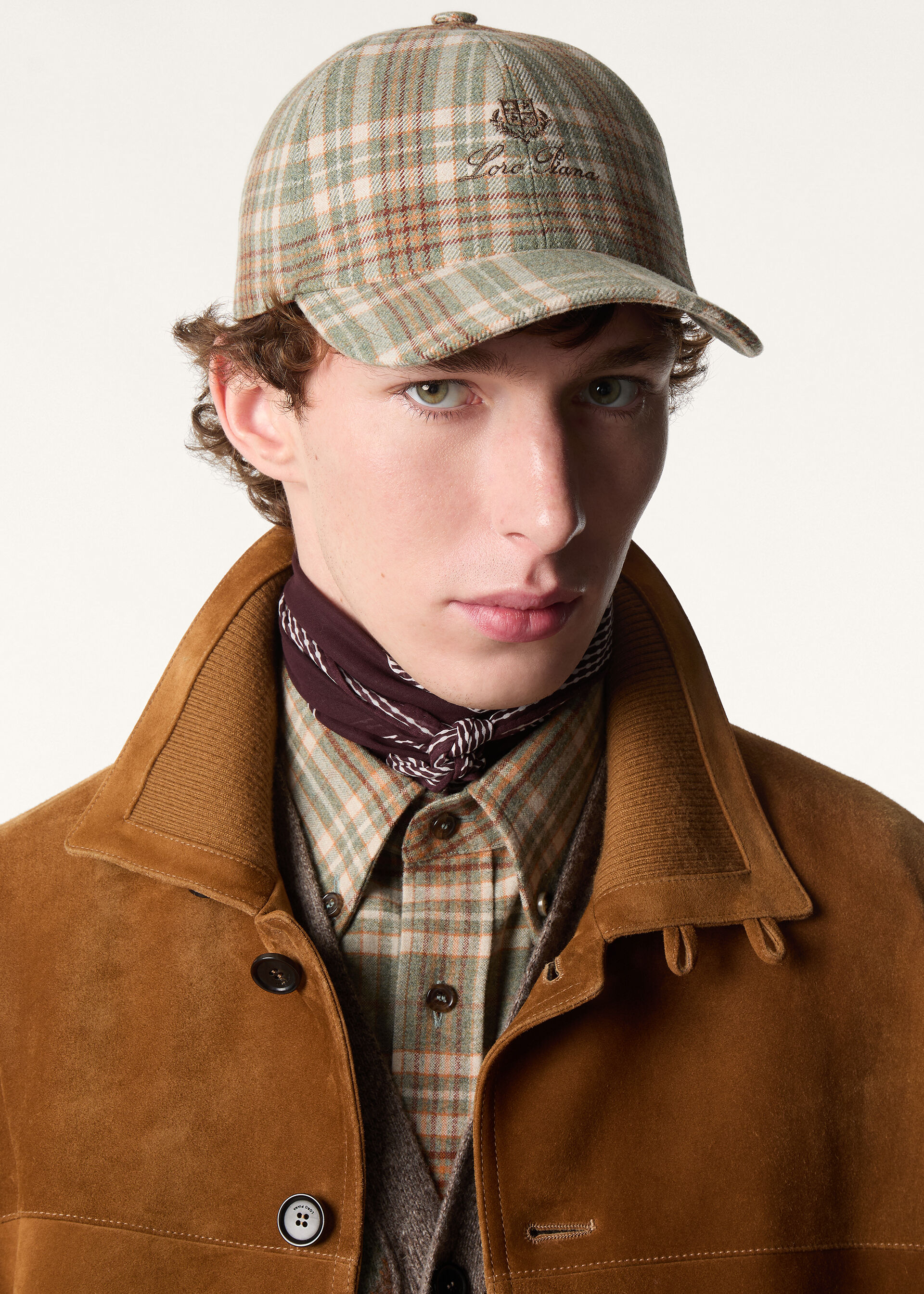 LORO PIANA BASEBALL LORO CLAN FLANNEL STORM