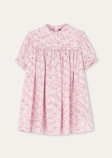 CAROLINE DRESS PIOT FIREWORKS LINEN KID
