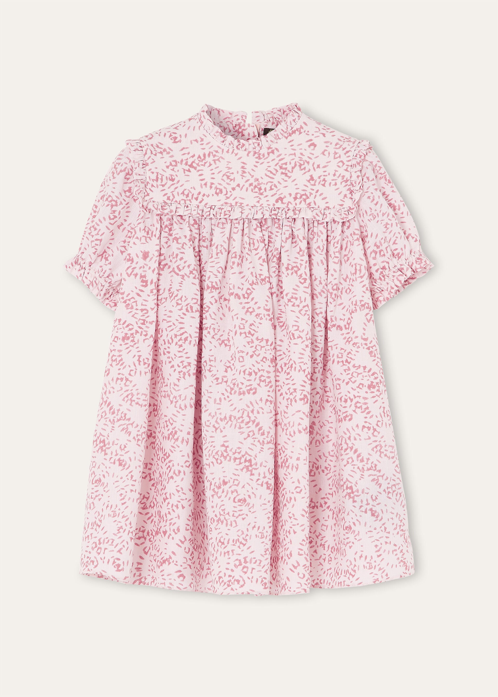 CAROLINE DRESS PIOT FIREWORKS LINEN KID