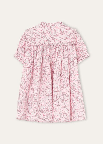 CAROLINE DRESS PIOT FIREWORKS LINEN KID