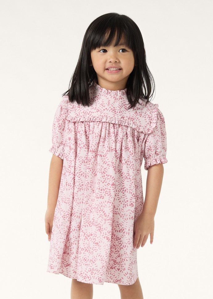 CAROLINE DRESS PIOT FIREWORKS LINEN KID_FAP9246_T1VK_2