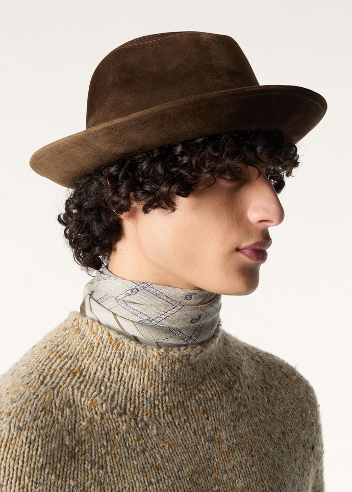 SERGIO HAT CASH SUEDE_FAP9247_H16T_1
