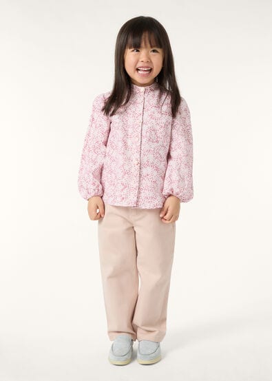 CATHLEEN SHIRT PIOT FIREWORKS LINEN KID