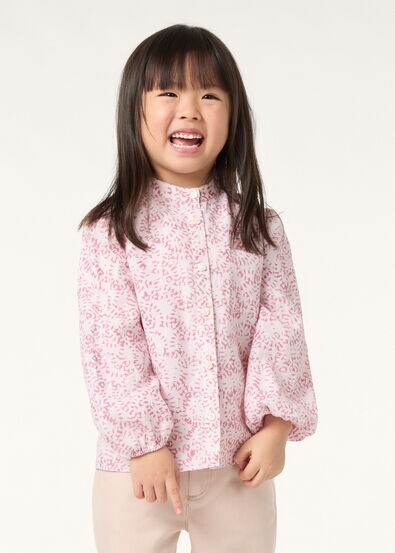 CATHLEEN SHIRT PIOT FIREWORKS LINEN KID