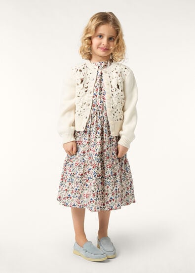 VICTORIA DRESS LORO PIANA KID ARUNDEL GARDEN JACQ