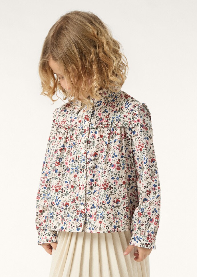 SILVI SHIRT LORO PIANA KID ARUNDEL GARDEN JACQUARD_FAP9254_T1SW_2