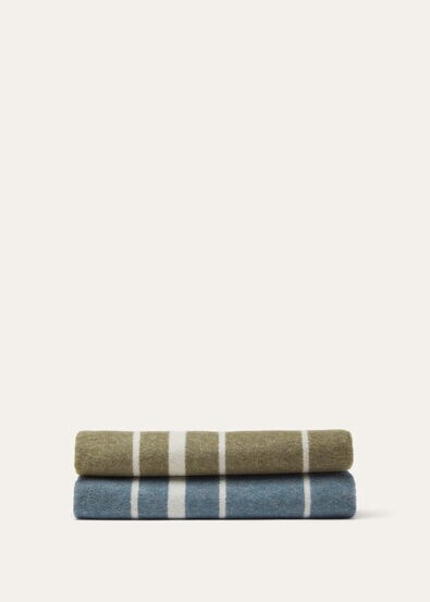 PLAID SUITCASE STRIPE DEGRADE CASH