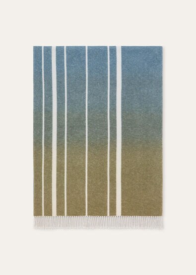 PLAID SUITCASE STRIPE DEGRADE CASH