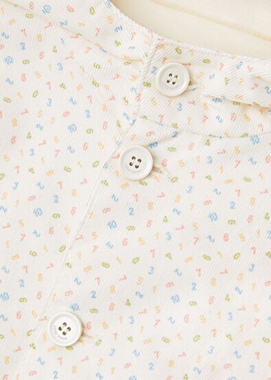 TEDDY BOMBER VELVET LITTLE NUMBERS