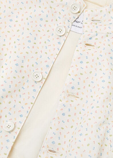 TEDDY BOMBER VELVET LITTLE NUMBERS