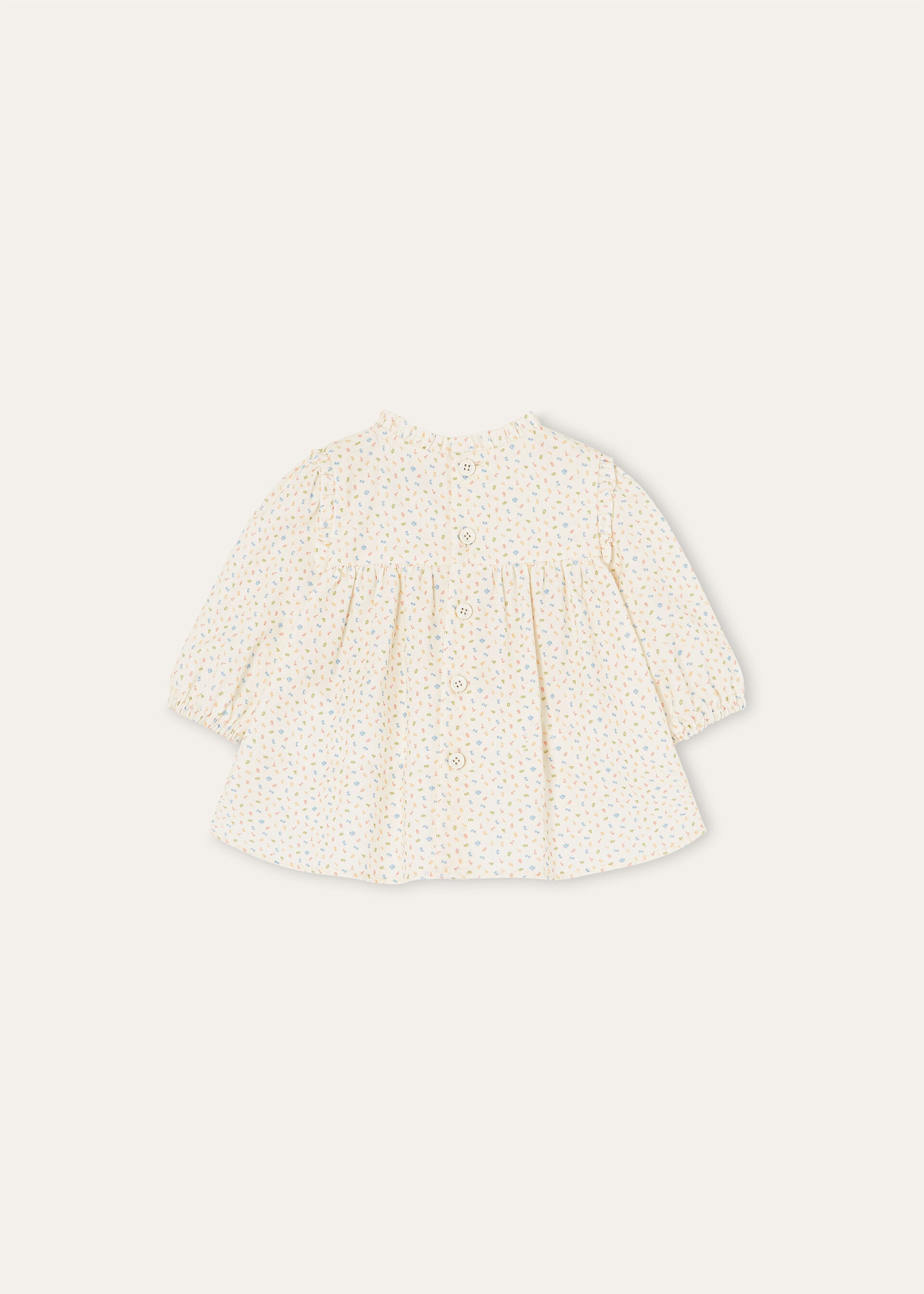 TESSA SHIRT VELVET LITTLE NUMBERS