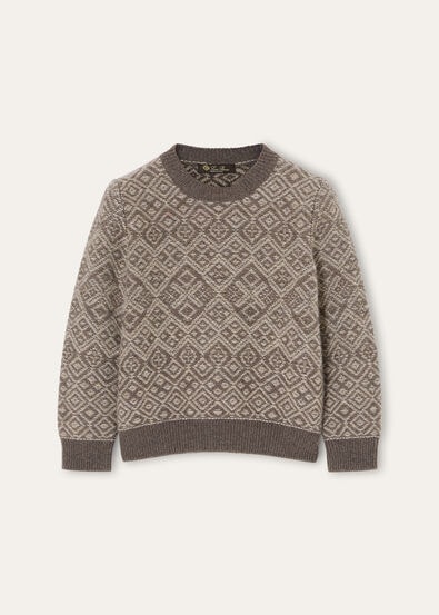 AVORIAZ KID CREWNECK SWEATER CASH GG 7