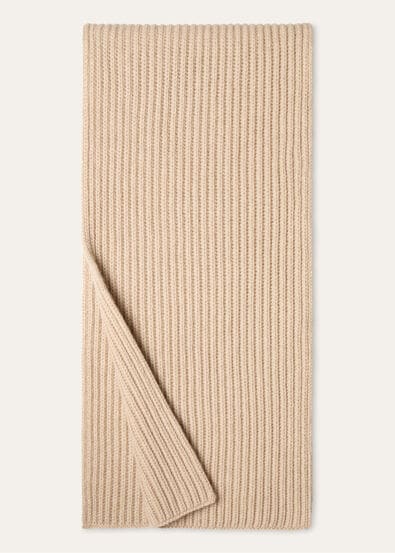 ENGLISH RIB SCARF CASH GG 5