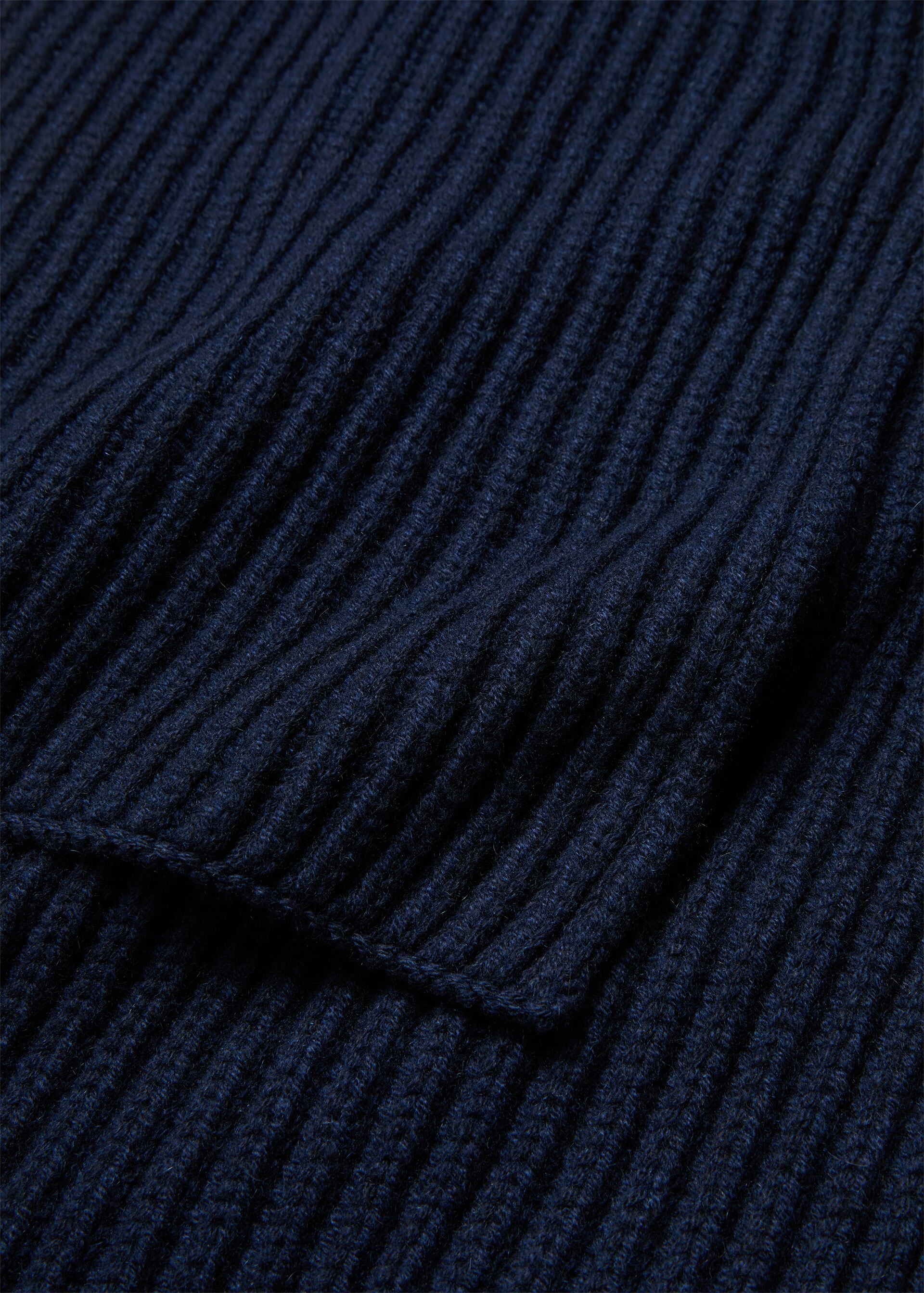 ENGLISH RIB SCARF CASH GG 5