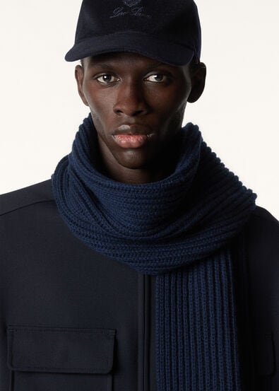 ENGLISH RIB SCARF CASH GG 5