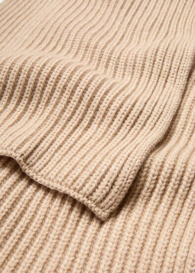 ENGLISH RIB SCARF CASH GG 5