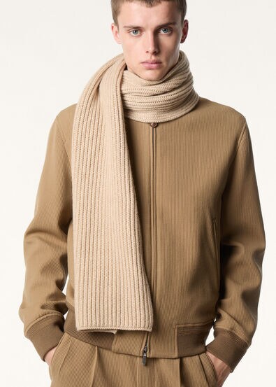 ENGLISH RIB SCARF CASH GG 5