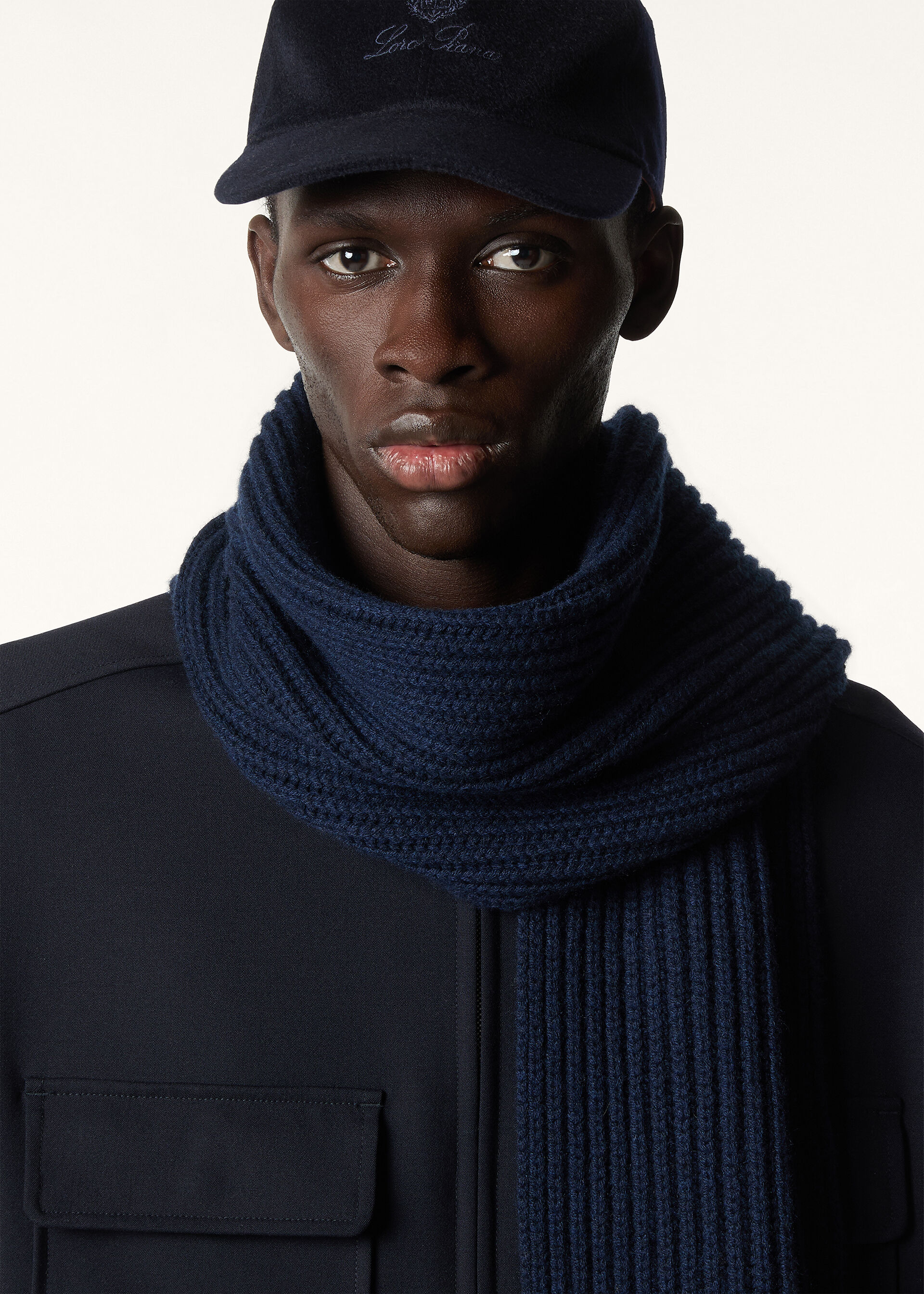 ENGLISH RIB SCARF CASH GG 5