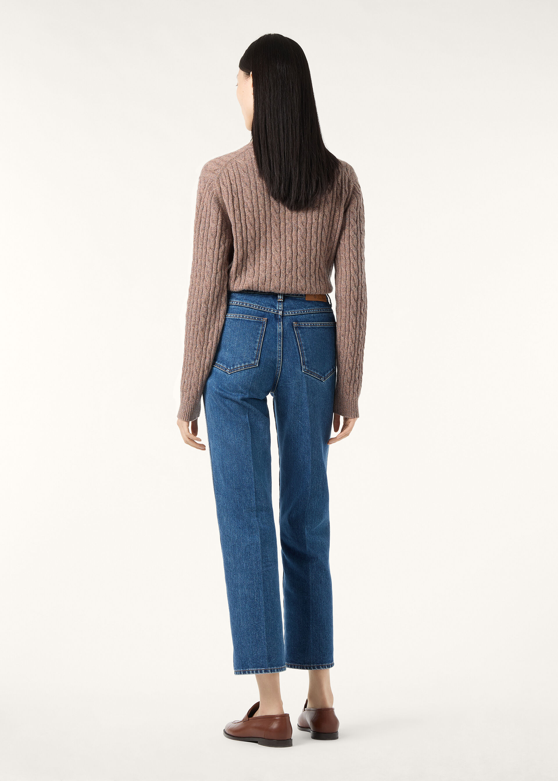 BABY CASH LIGHT TRECCIA CREWNECK SWEATER GG 7