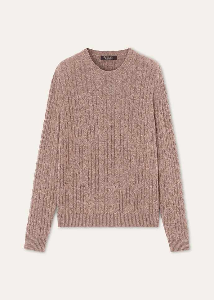 BABY CASH LIGHT TRECCIA CREWNECK SWEATER GG 7_FAP9442_J1YJ_5