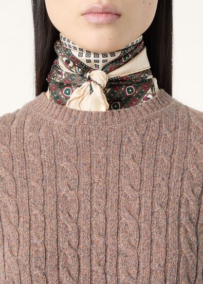 BABY CASH LIGHT TRECCIA CREWNECK SWEATER GG 7