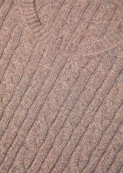 BABY CASH LIGHT TRECCIA CREWNECK SWEATER GG 7