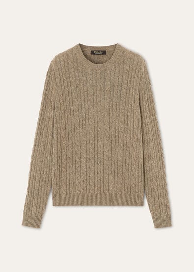 BABY CASH LIGHT TRECCIA CREWNECK SWEATER GG 7