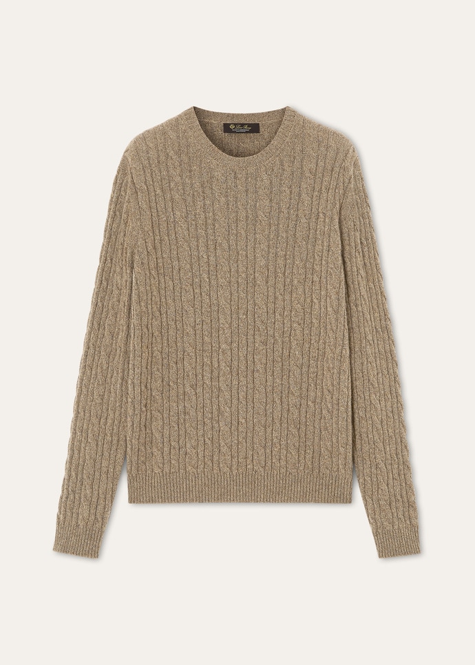 BABY CASH LIGHT TRECCIA CREWNECK SWEATER GG 7_FAP9442_J1YF_5