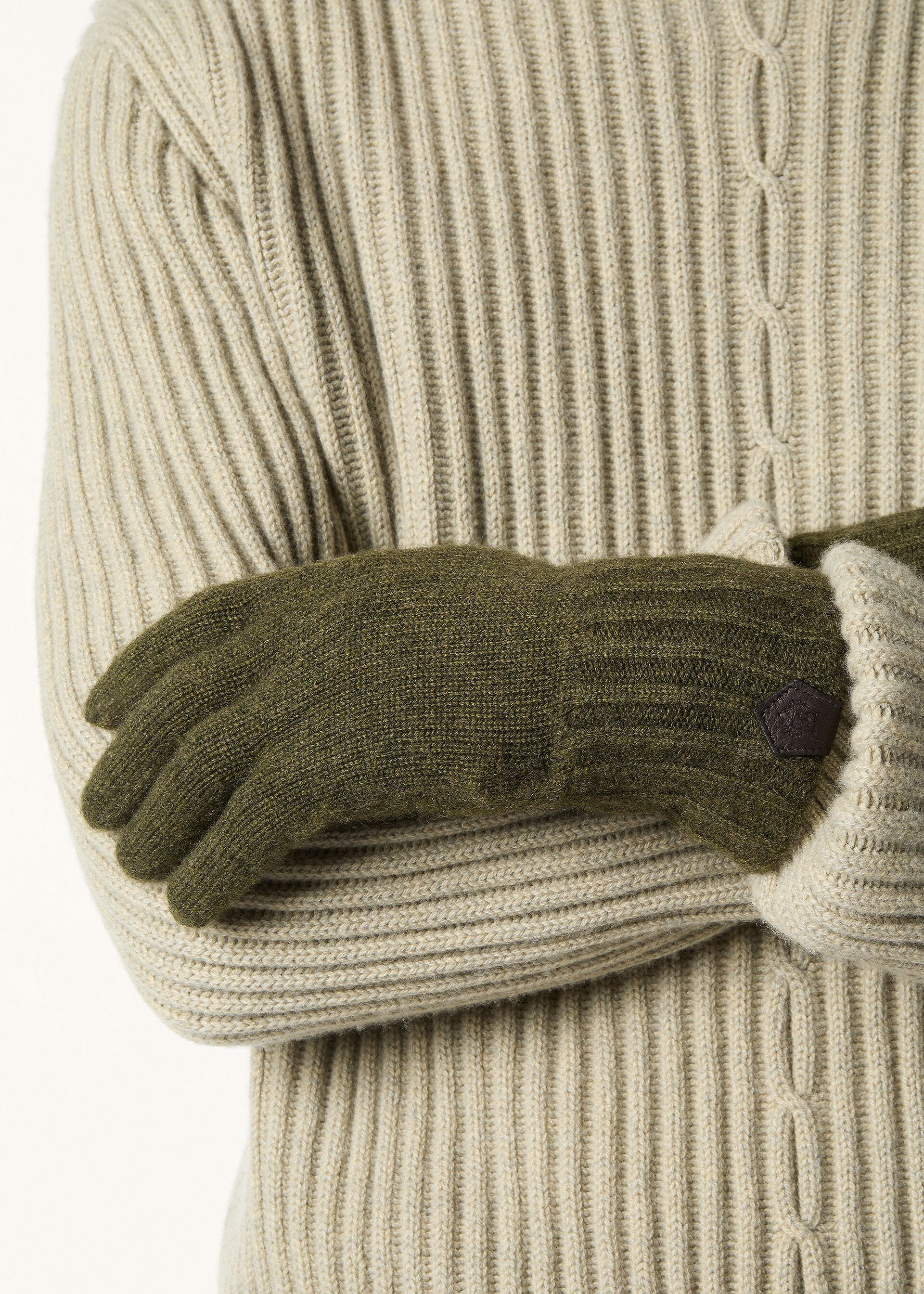 ENGLISH RIB GLOVES CASH GG 5