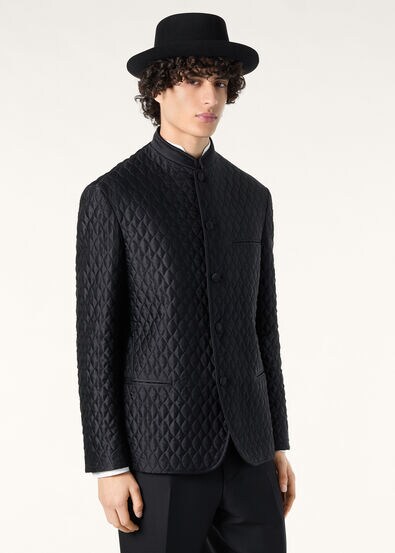 HARTLEY JACKET QUILTED SILK CASH SATIN