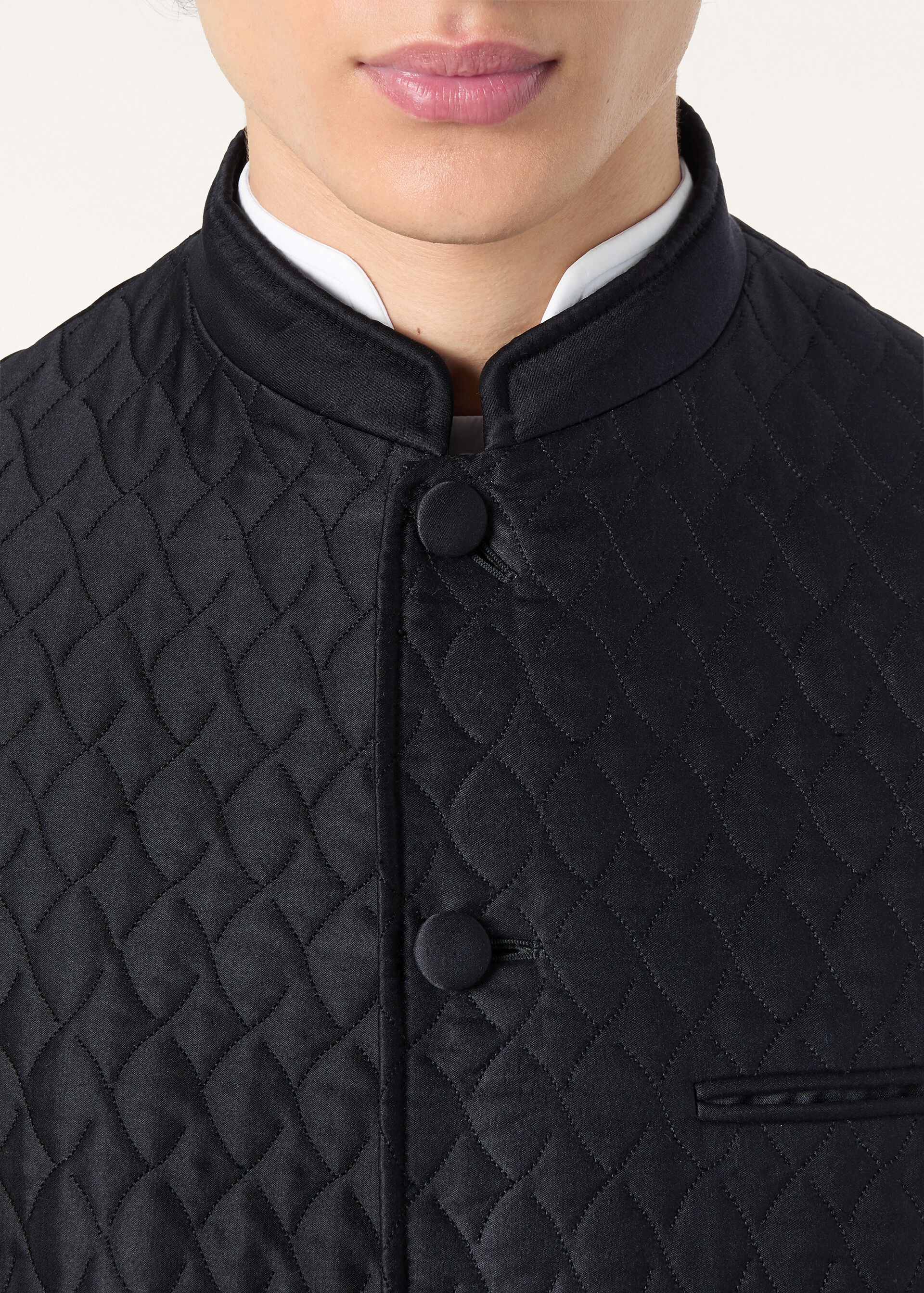 HARTLEY JACKET QUILTED SILK CASH SATIN