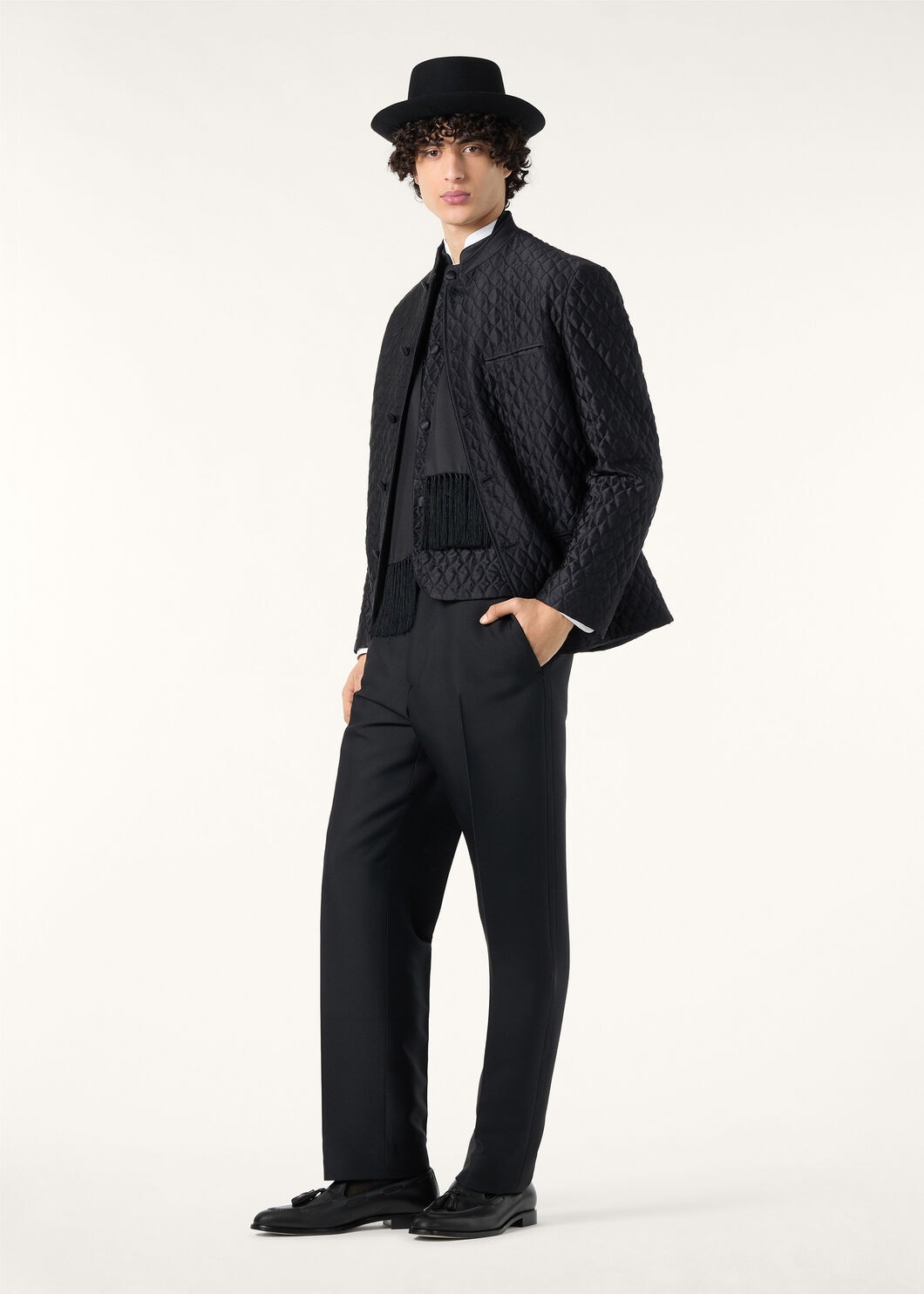 HARTLEY JACKET QUILTED SILK CASH SATIN