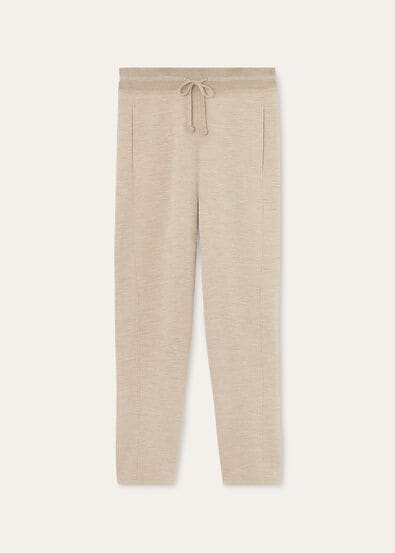 COCOONING PANTS CASH RAW FLEECE