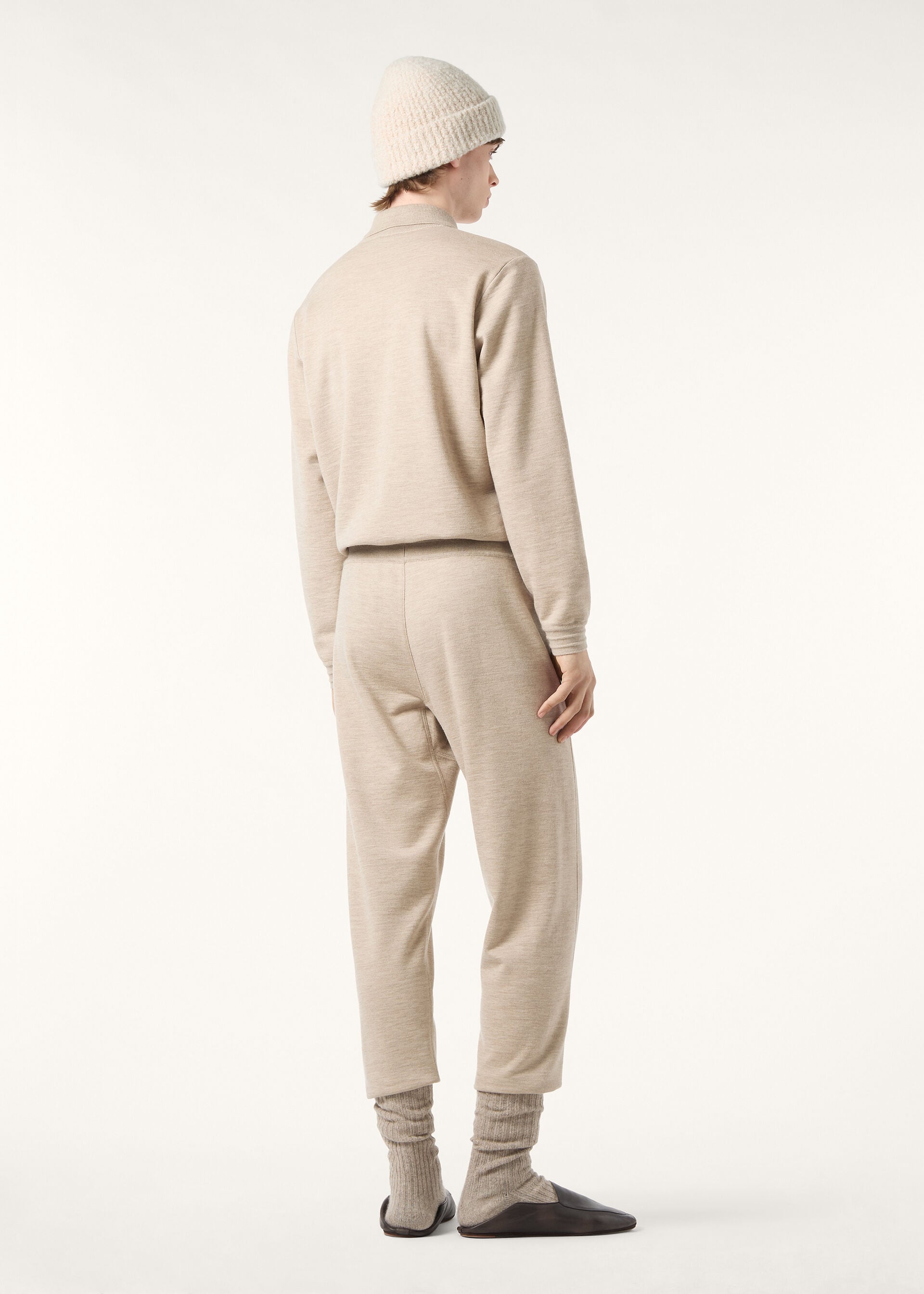 COCOONING PANTS CASH RAW FLEECE