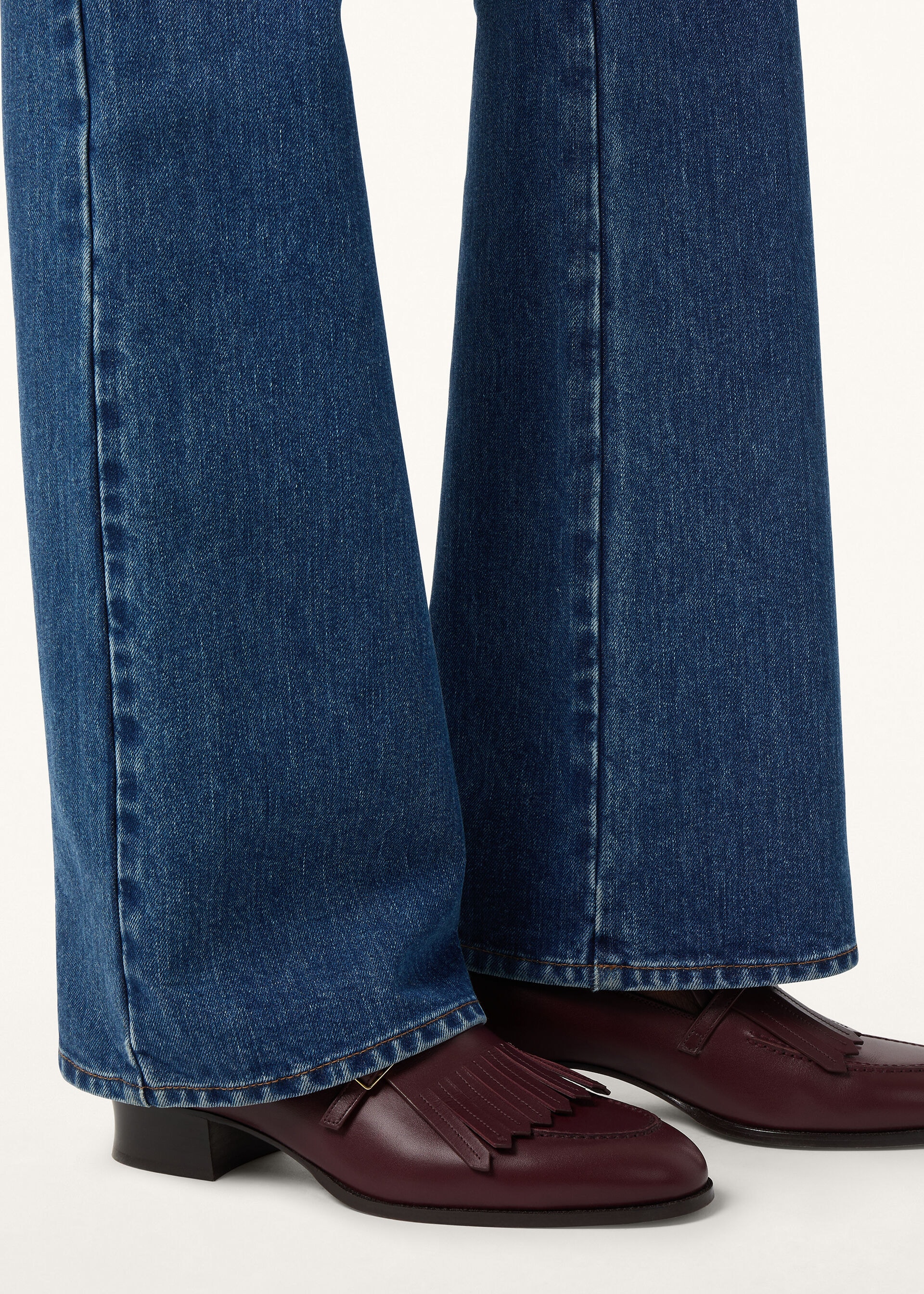 MERAK TROUSERS DENIM SILK