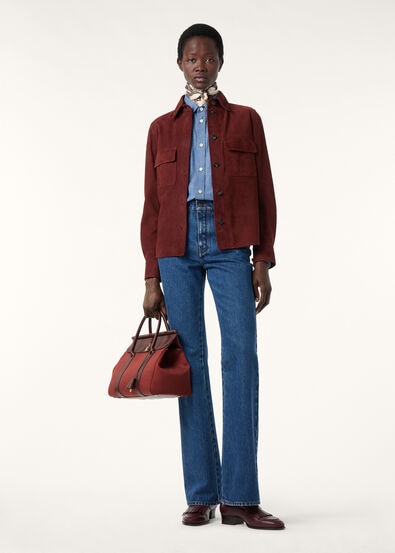 MERAK TROUSERS DENIM SILK