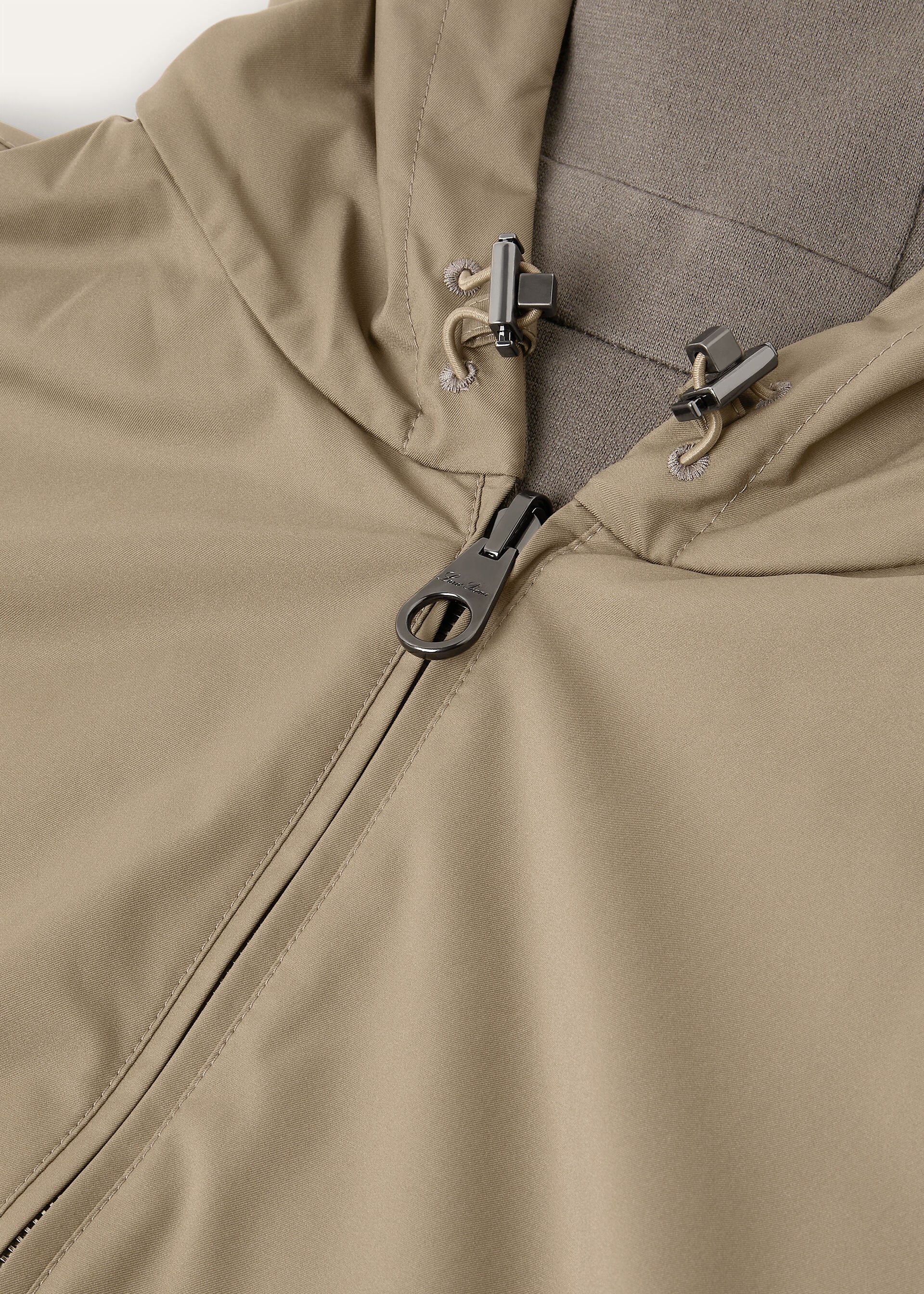 LORO PIANA HOODED BOMBER WINDMATE STRETCH STORM