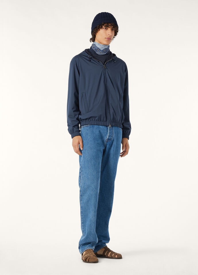 LORO PIANA HOODED BOMBER WINDMATE STRETCH STORM_FAP9755_W000_1