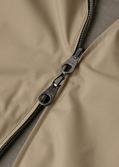 LORO PIANA HOODED BOMBER WINDMATE STRETCH STORM