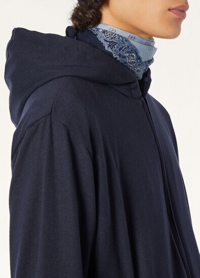 LORO PIANA HOODED BOMBER WINDMATE STRETCH STORM