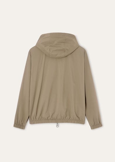 LORO PIANA HOODED BOMBER WINDMATE STRETCH STORM