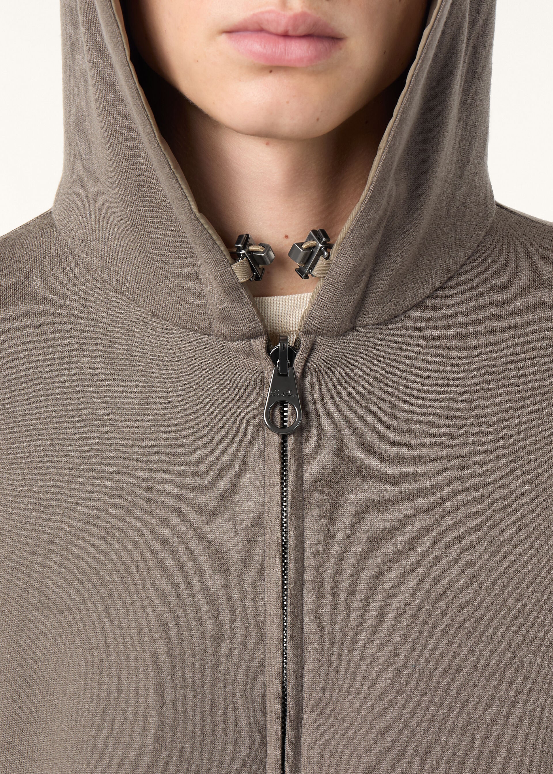 LORO PIANA HOODED BOMBER WINDMATE STRETCH STORM